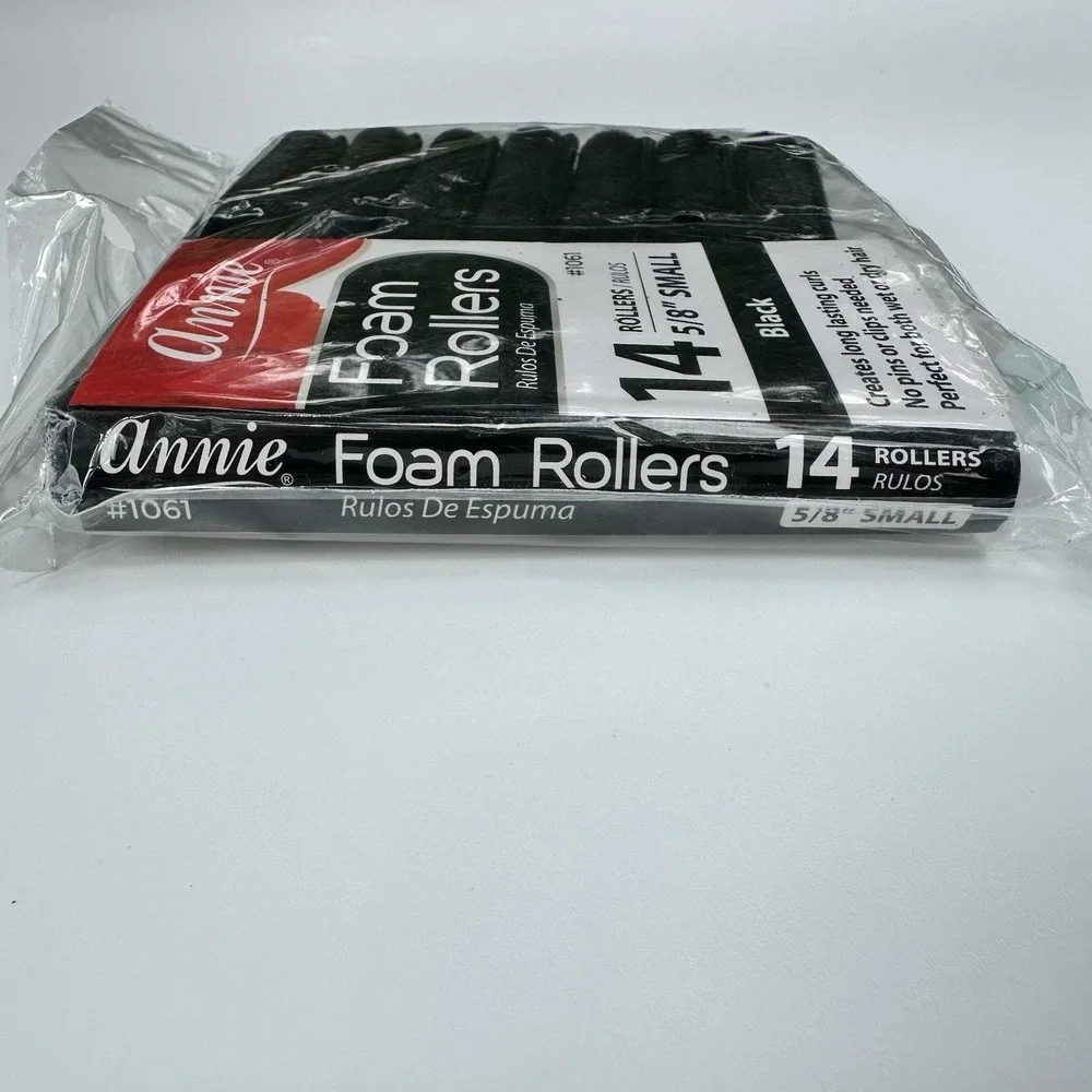 Small 5/8 Inch Foam Hair Rollers - Heatless Styling for Tight Curls, 14 Count